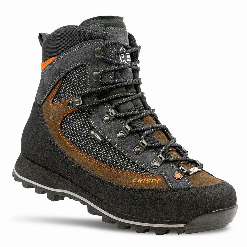 Botas De Caza Crispi Summit II GTX Negras Marrones | 982607-PHT